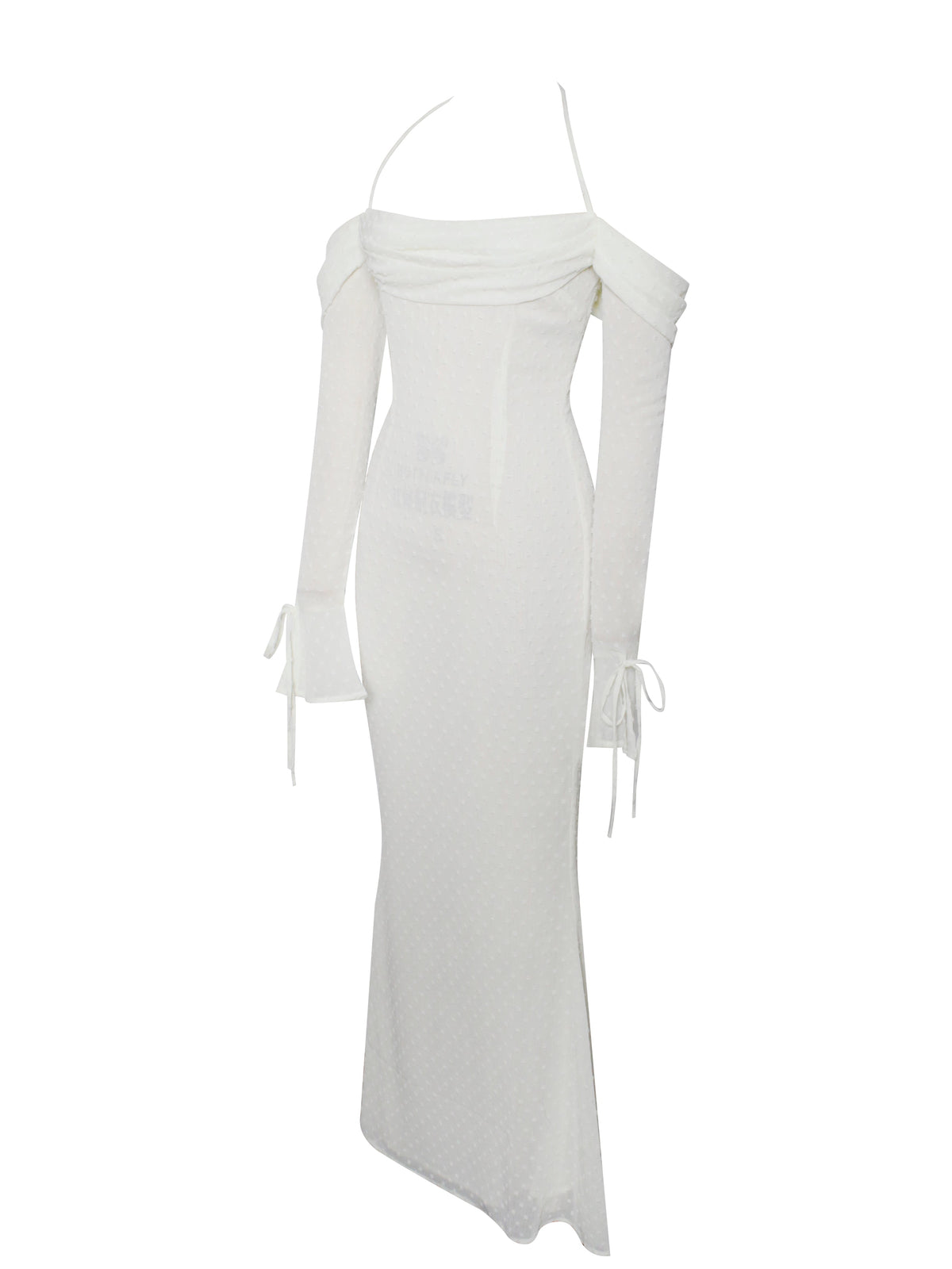 Kaia Long Sleeve Off Shoulder Maxi Dress (Archive Sale)