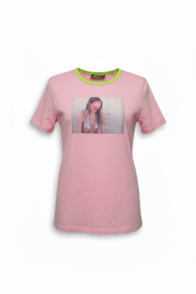 I'm Sorry by Petra Collins Pink Graphic T-Shirt