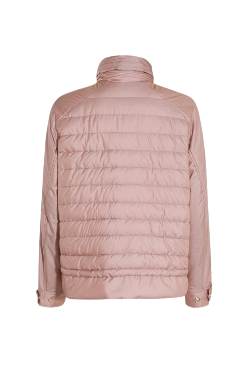 MooRER DANIELLE-THC Stand-Collar Short Down Jacket Deserto