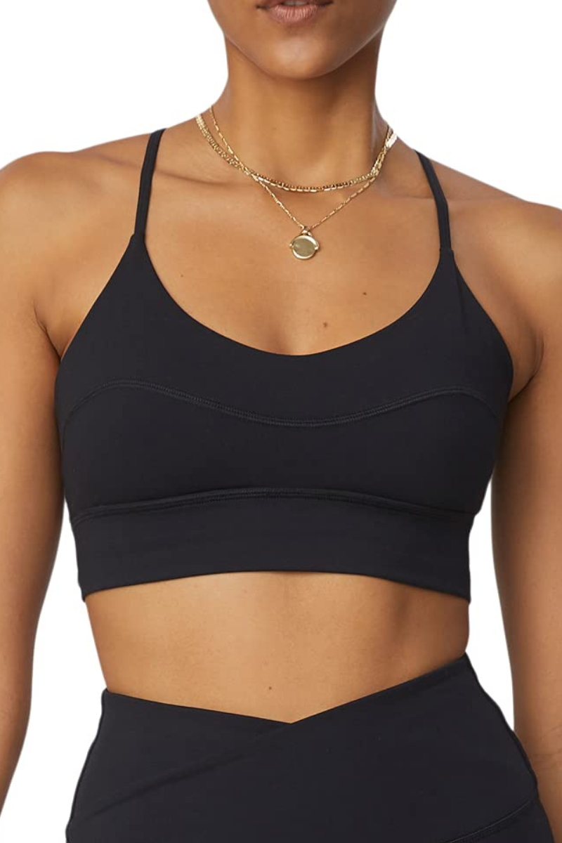 Bandier The Bryn Strappy Bra Black SJB10026