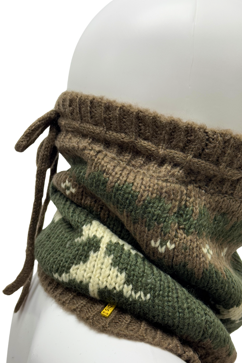 Nobis Tree and Deer Patterned Scarf