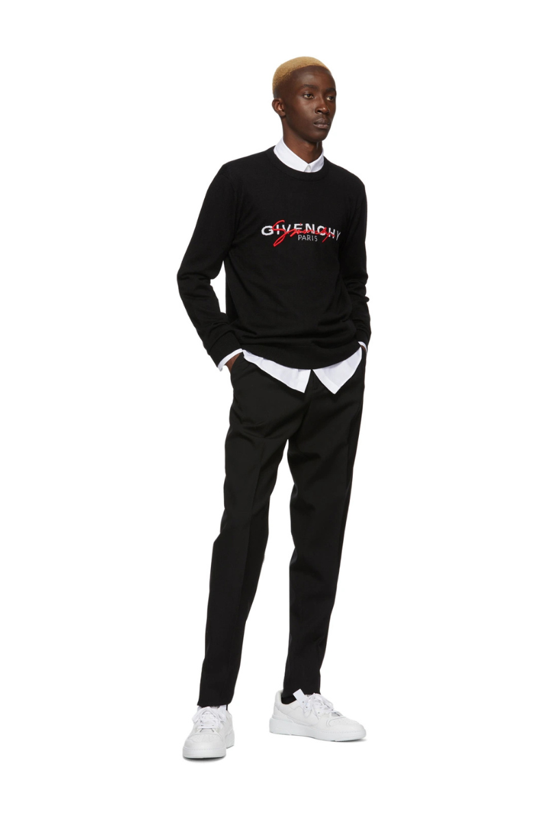 Givenchy Black Classic Signature Sweater