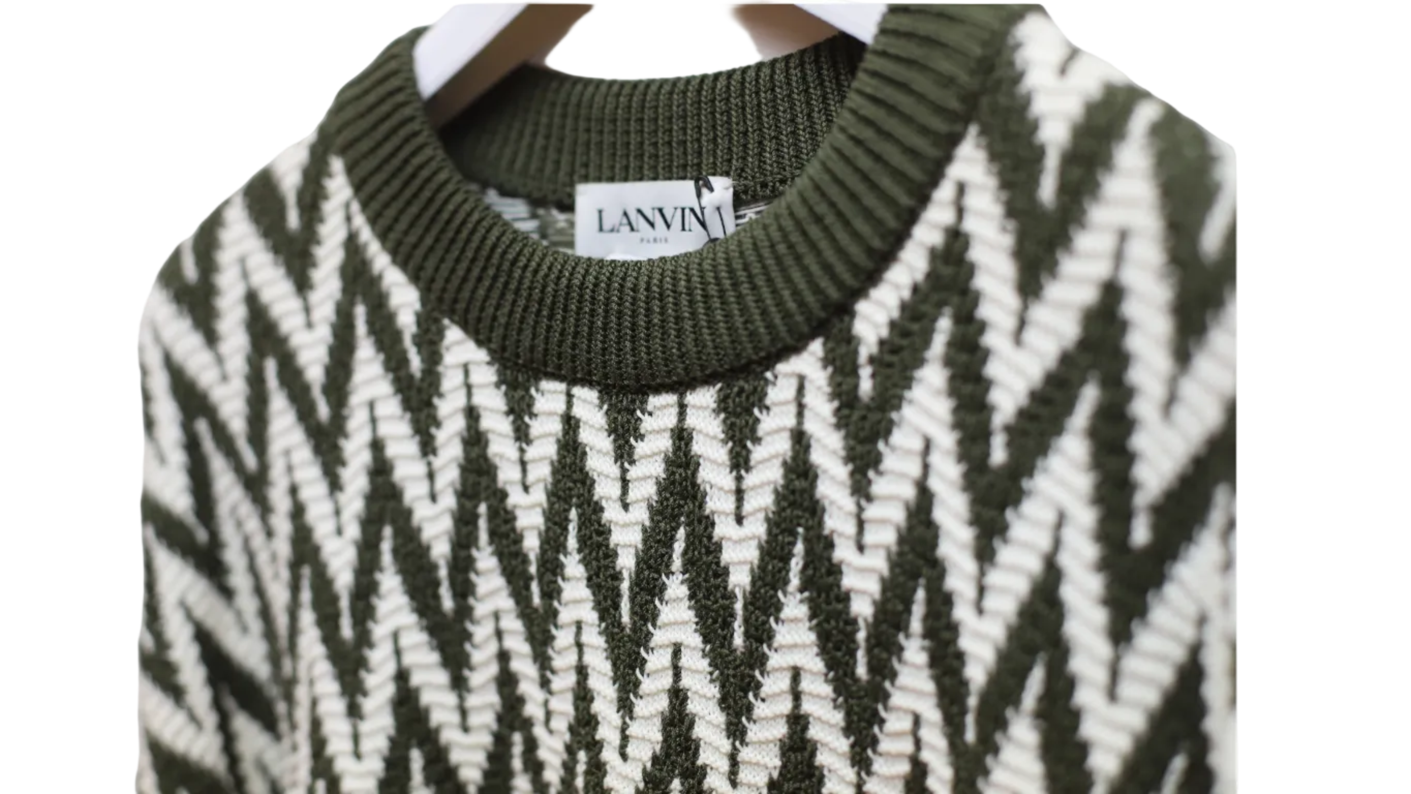 LANVIN Curb Chevron light jumper