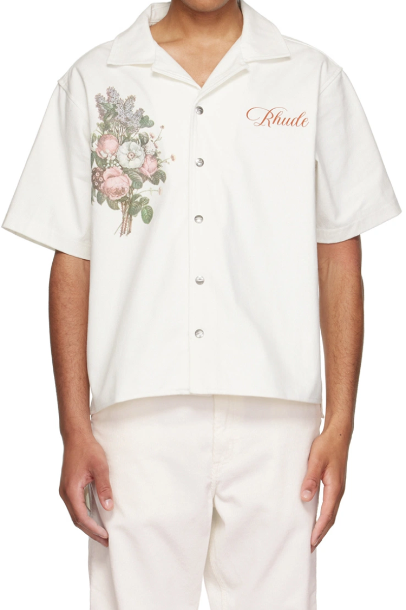 RHUDE Off-White Cotton Shirt