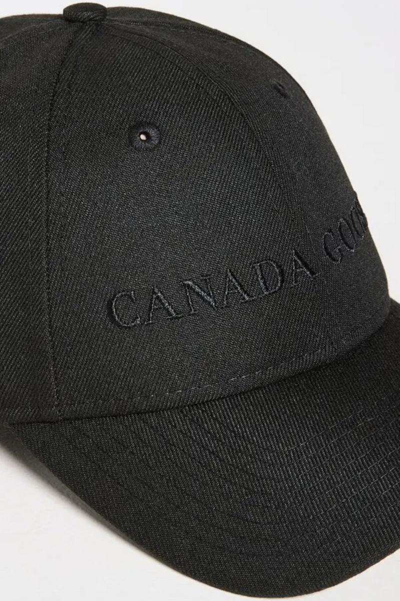 Canada Goose Men's Wordmark Adjustable Cap Black 5426M