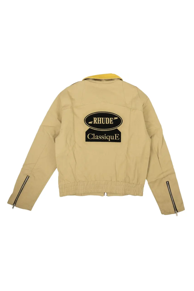 Rhude Blouson Jacket- Brown