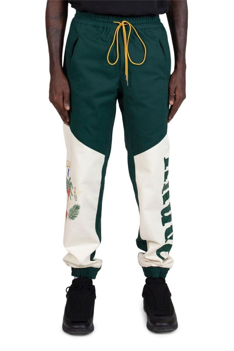 RHUDE Flight Pant - Green/Creme