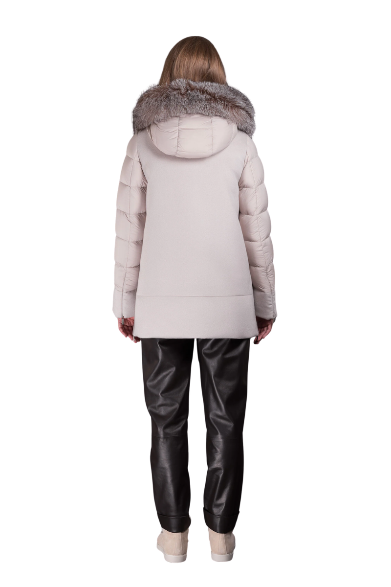 MooRER FRESIA-S-LE Puffer Down Coat Marmo