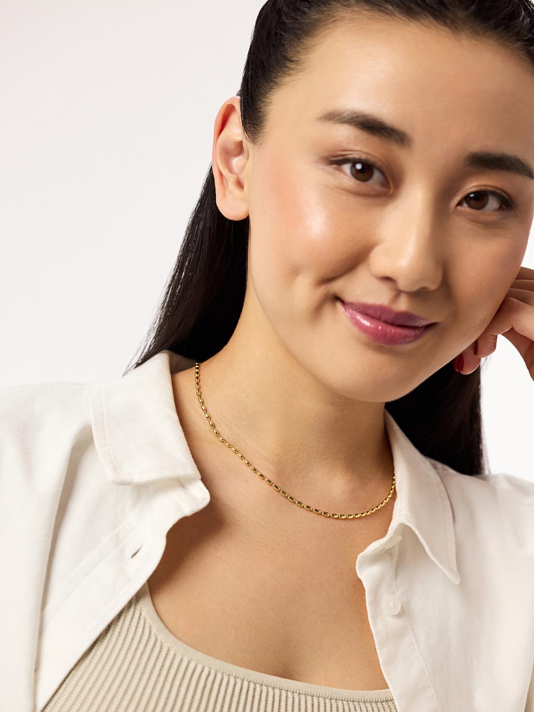 Ball Chain Necklace - Capri