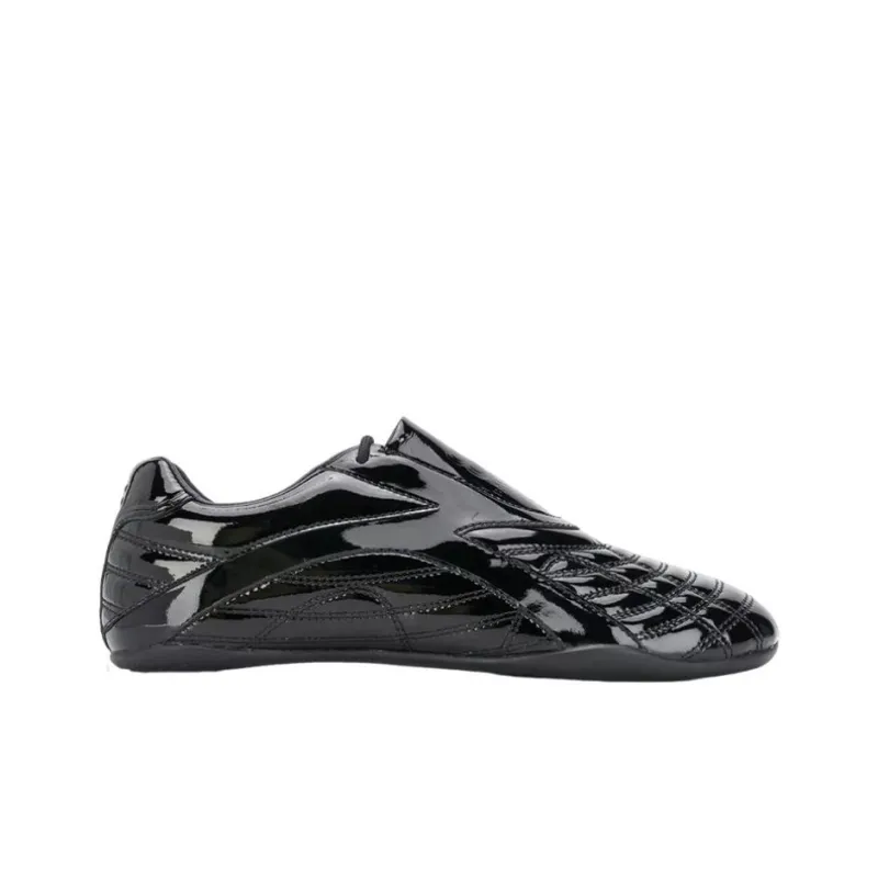 Womens | Balenciaga Zen Sneakers 'Shiny Patent Black Leather