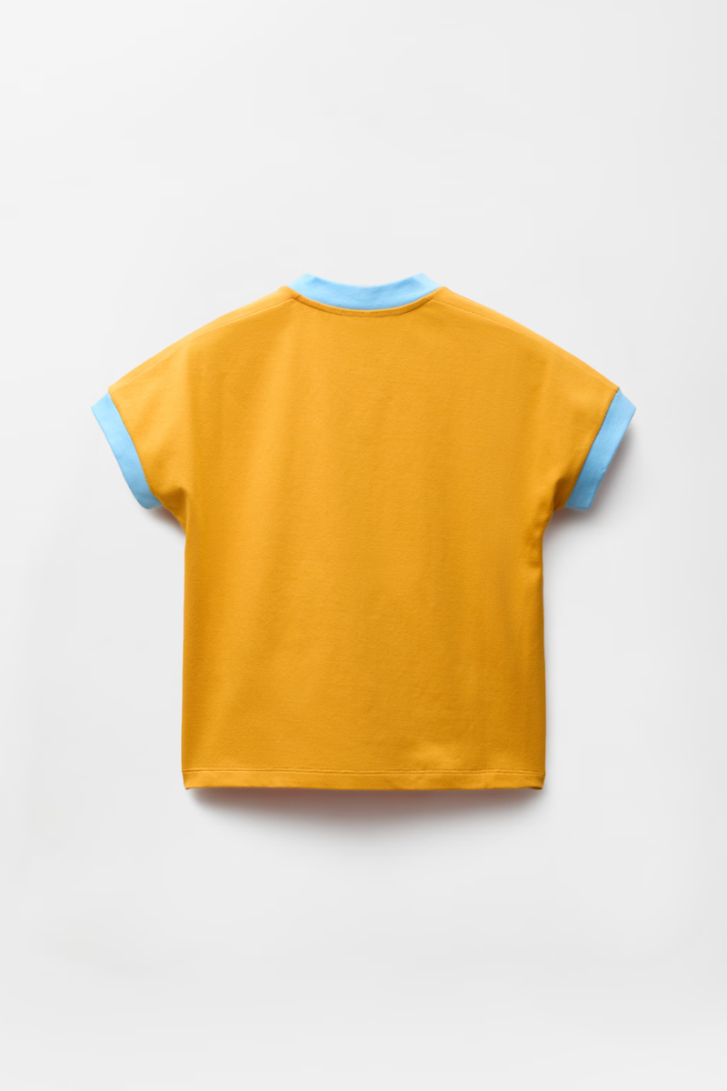 Versace Stretch Cotton-Jersey T-Shirt-Yellow