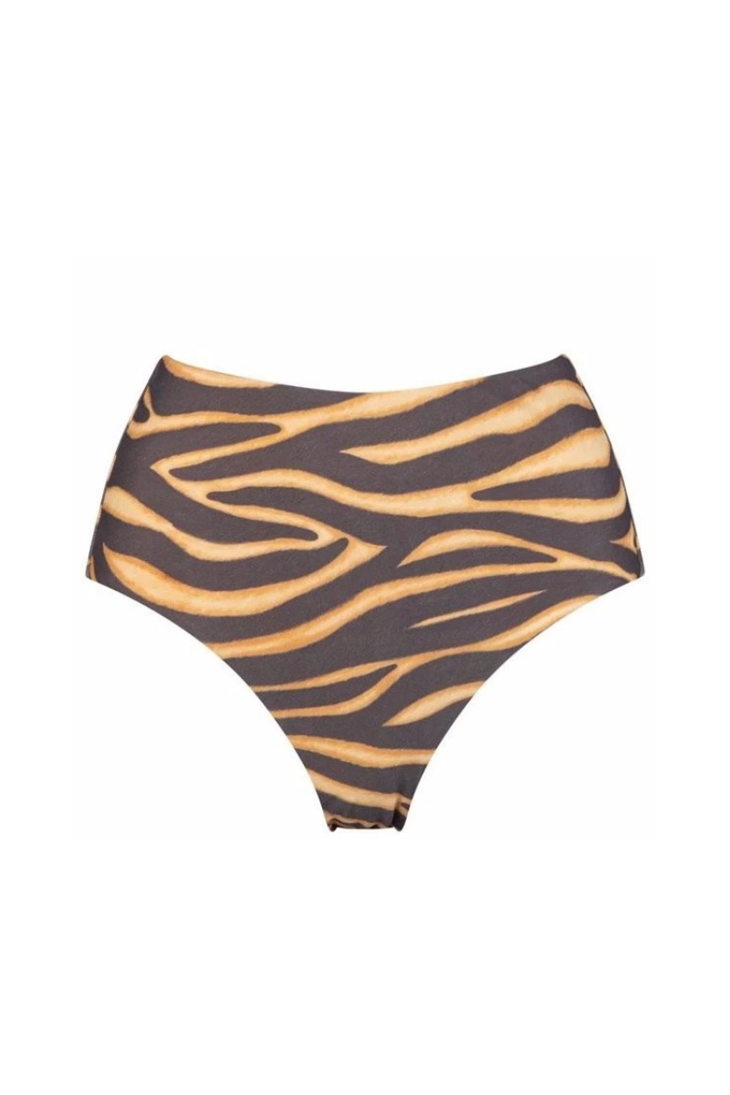 Tigerlily Zahara Ava Corset Pant Tiger Swim Bottom
