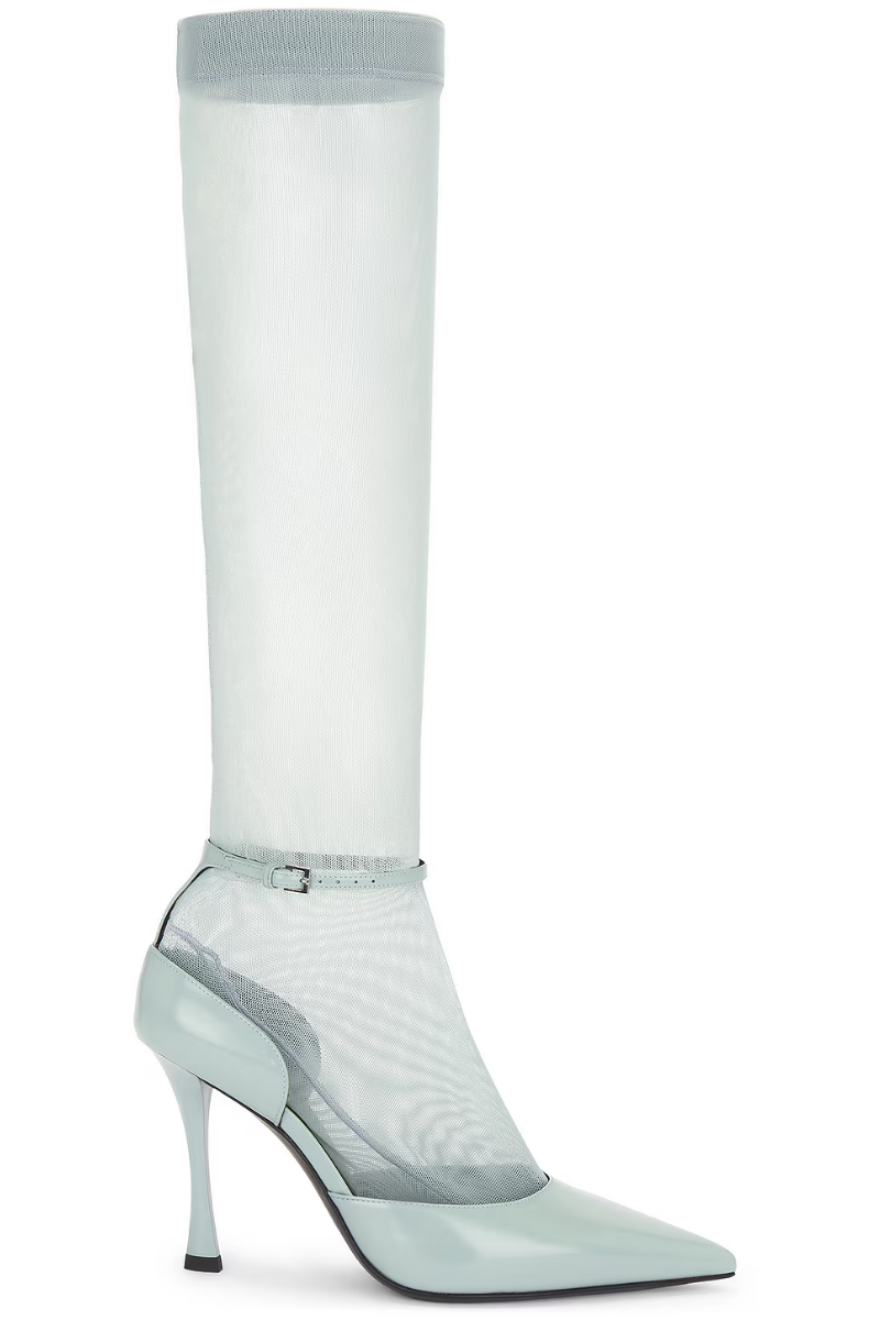 Givenchy Show Stocking Pump 95Mm_Grey