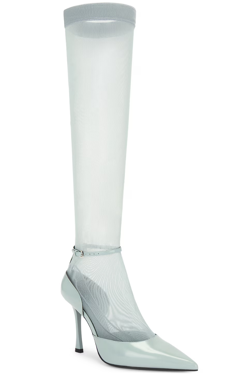 Givenchy Show Stocking Pump 95Mm_Grey