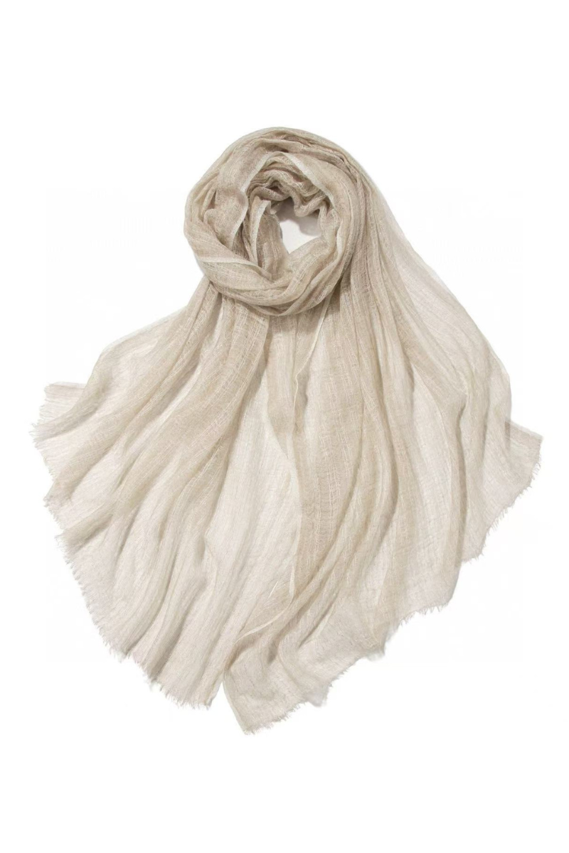 Max Simple Moonlight Cashmere Wrap Almond