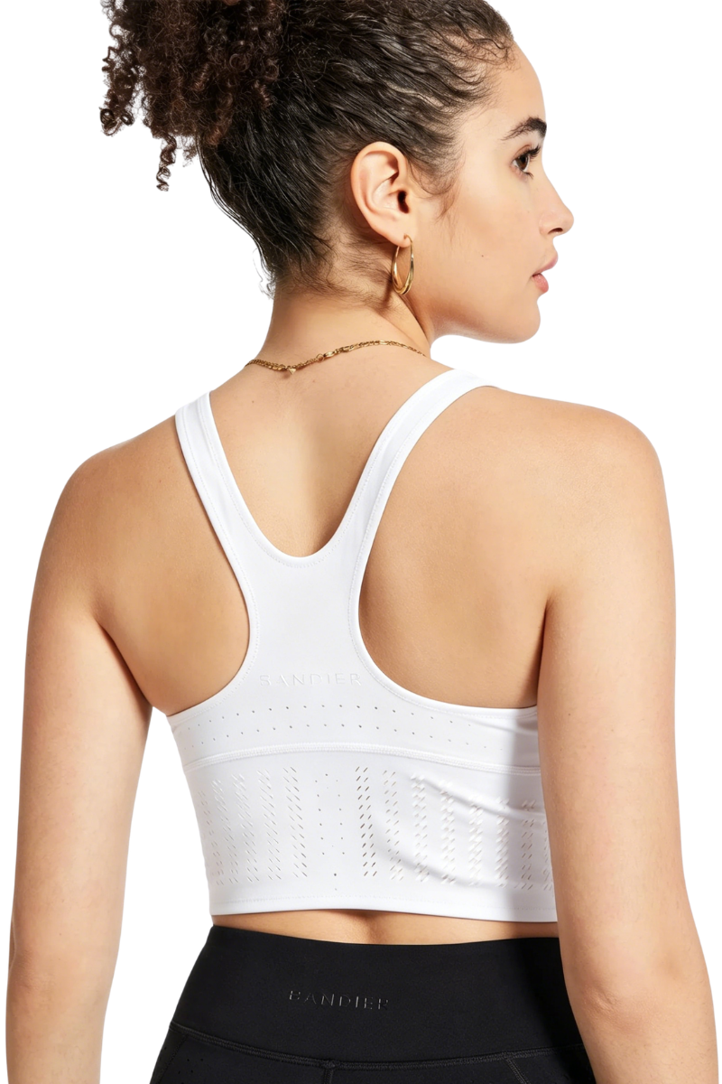 Bandier Lasercut Tank White BND10112