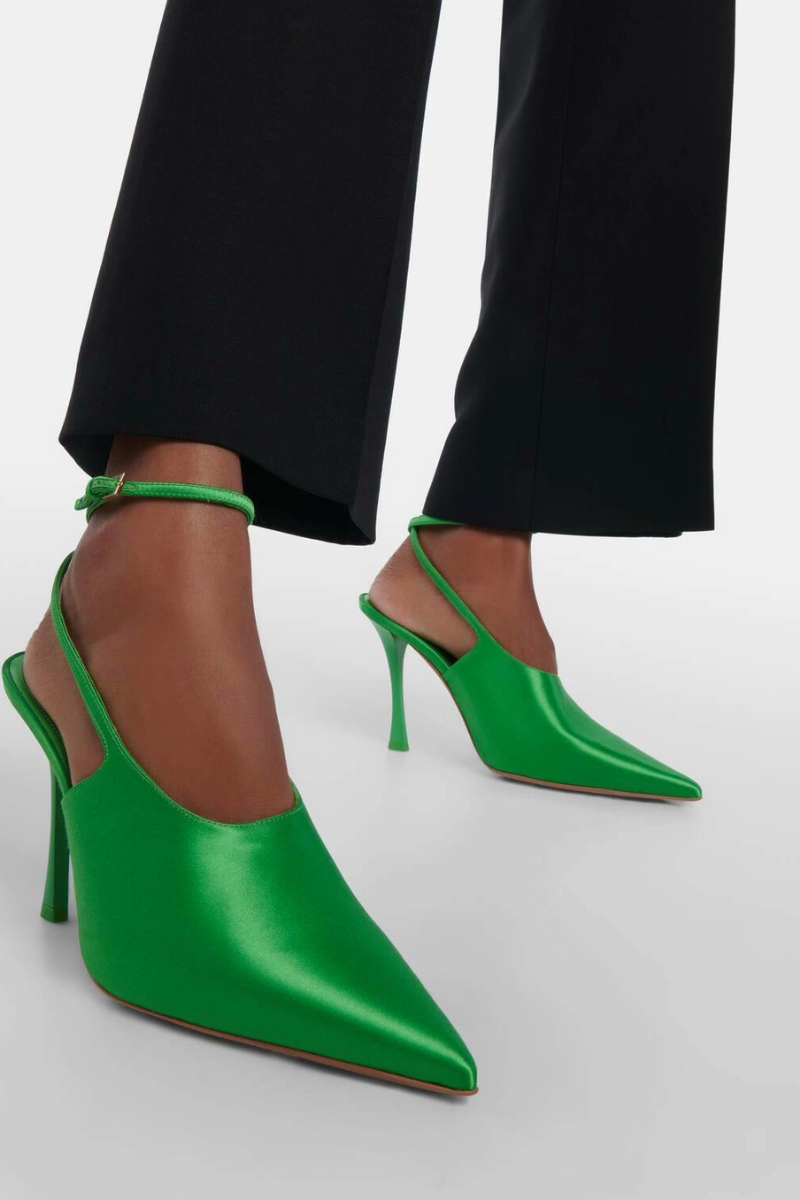 Givenchy Show Slingback Pump 95Mm_Absynthe Green