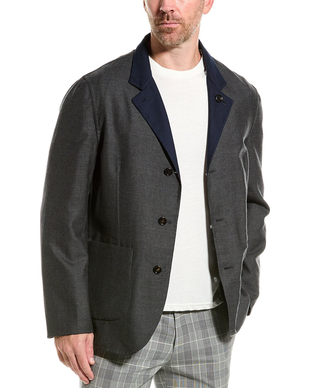BRUNELLO CUCINELLI MEN'S JACKET MQ4389920_C100 NWT