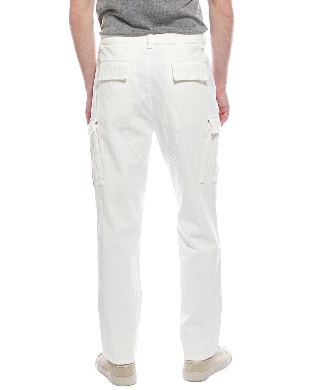 BRUNELLO CUCINELLI MEN'S SNOW COTTON CARGO PANTS