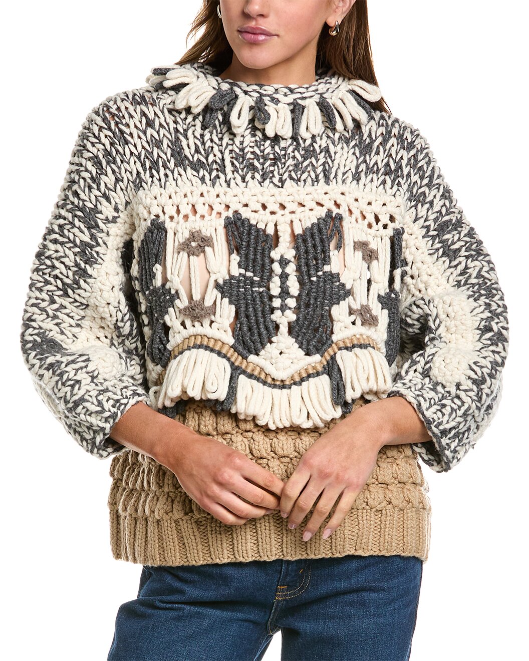 BRUNELLO CUCINELLI WOMEN'S SWEATER MPL606304_CJU57 NWT
