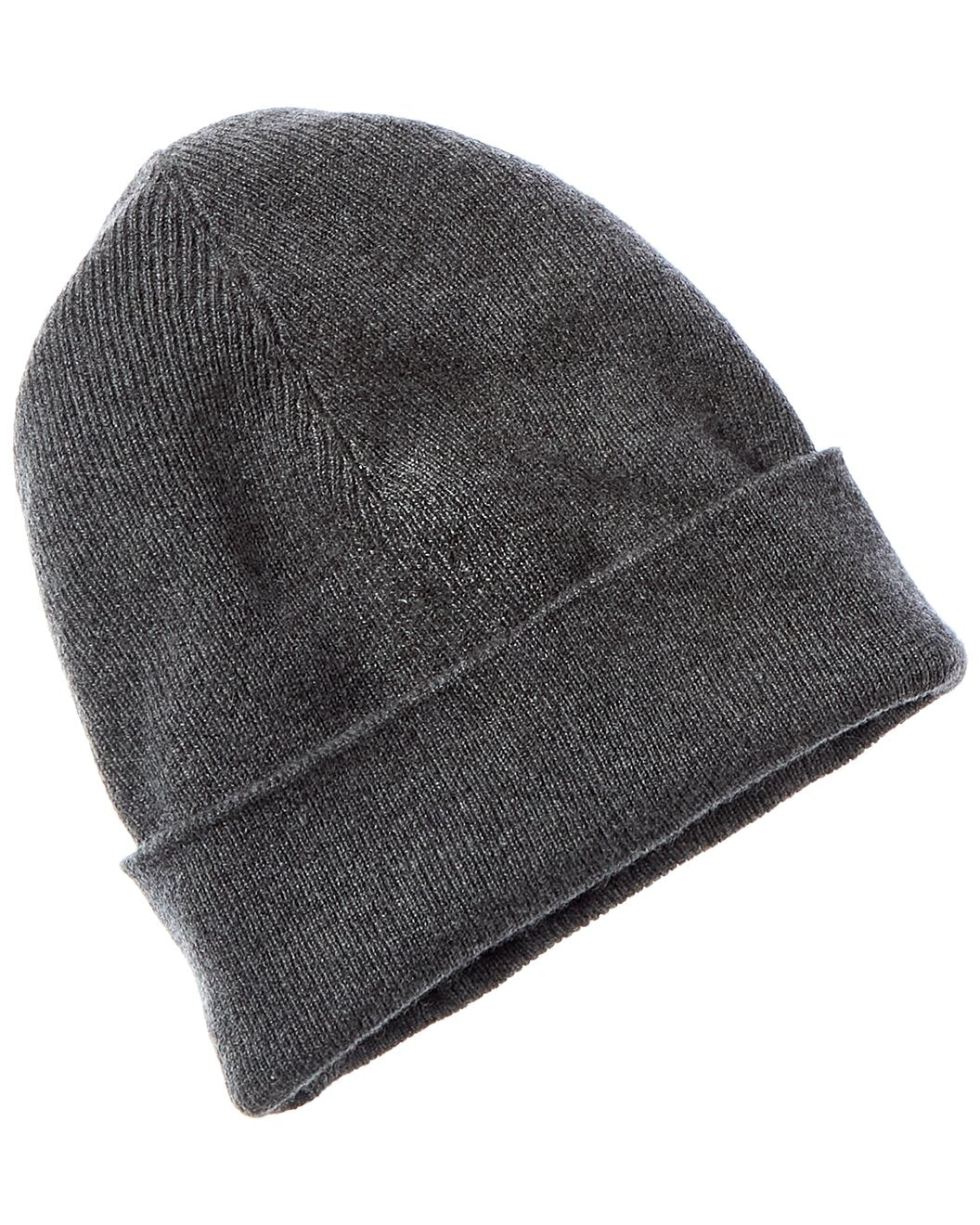 BRUNELLO CUCINELLI MEN'S GRAY CASHMERE KNIT BEANIE