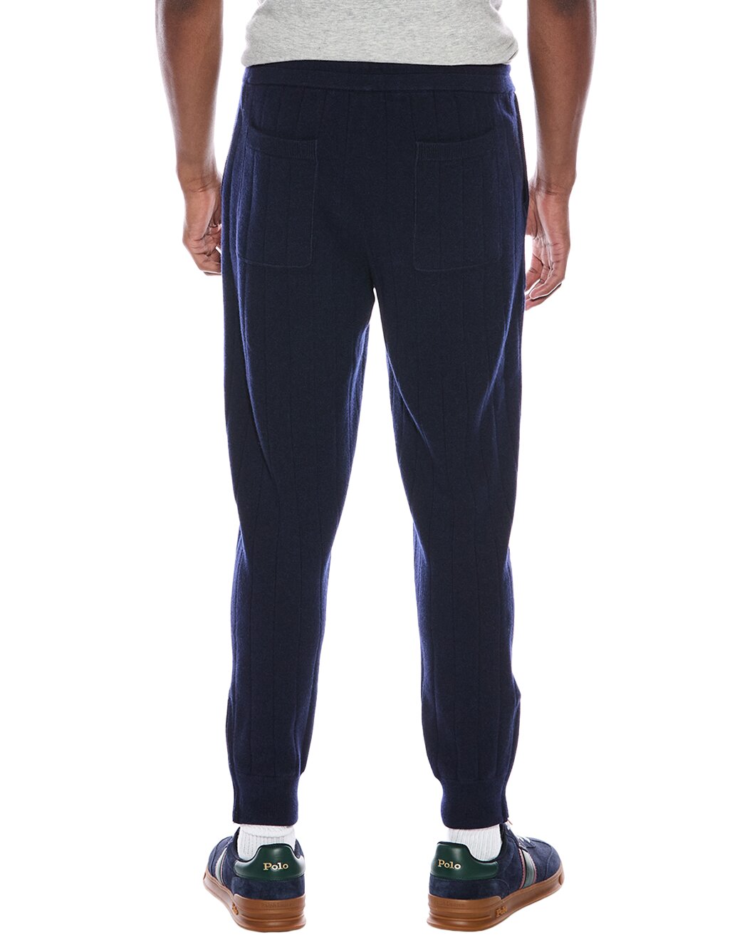 BRUNELLO CUCINELLI MEN'S 100% CASHMERE REGULAR FIT ATHLETHIC FASHION GYM PANTS