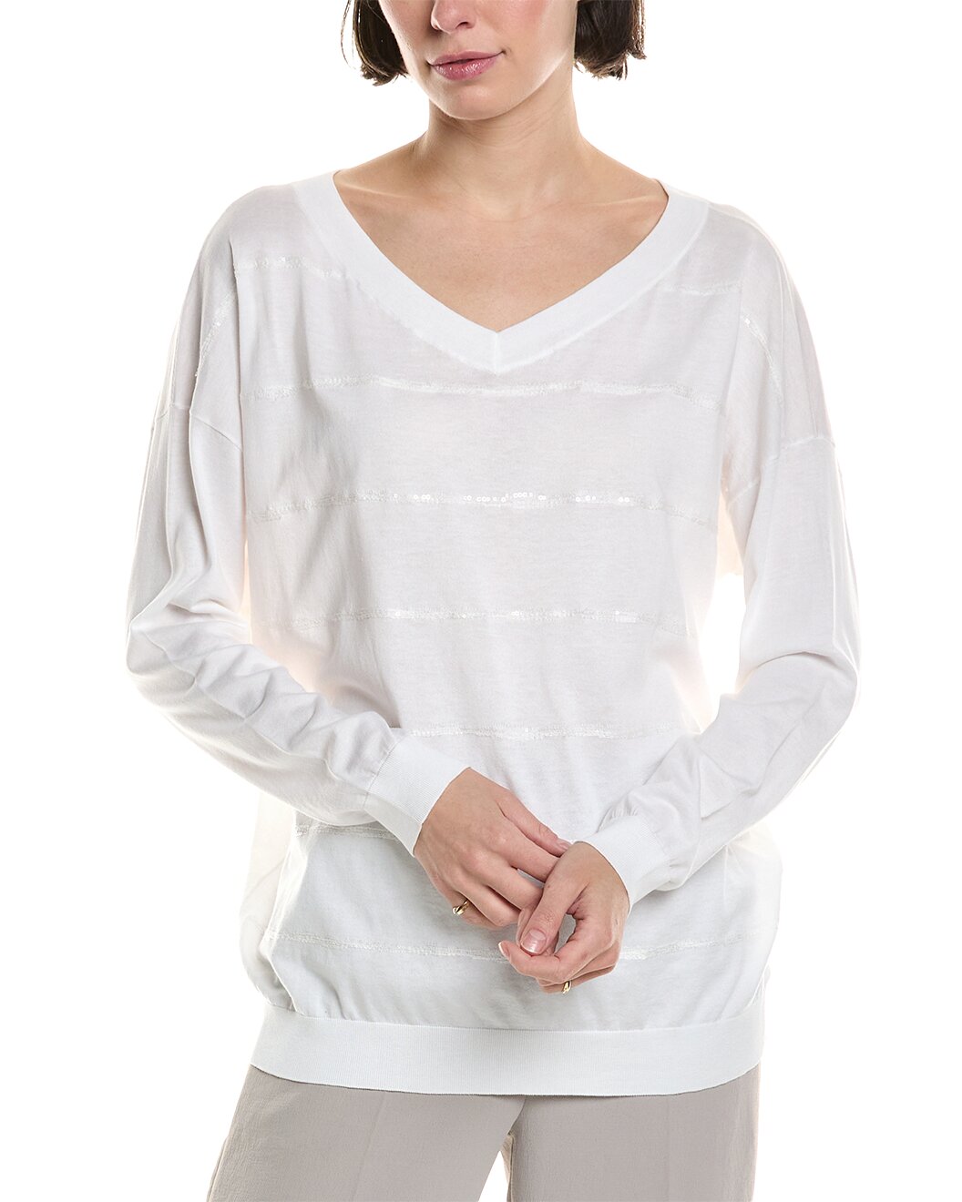 BRUNELLO CUCINELLI WOMEN'S SWEATER M8Z838602_C159 NWT