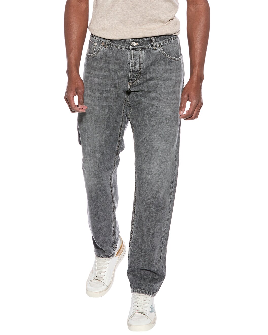 BRUNELLO CUCINELLI MEN'S 100% COTTON TRADITIONAL SELVEDGE DENIM JEAN PANTS NEW