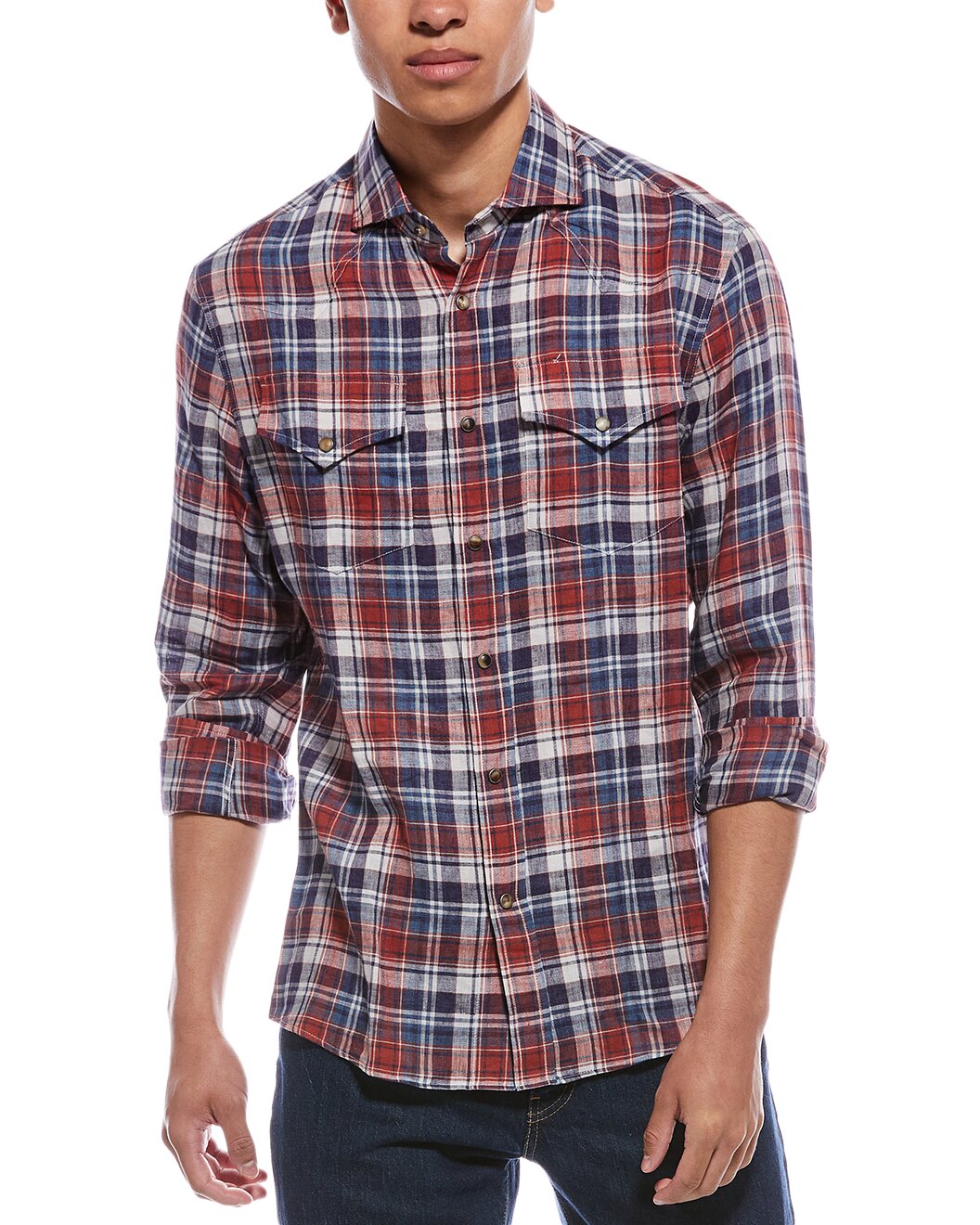 BRUNELLO CUCINELLI MEN'S SHIRT MM6124008_C410 NWT