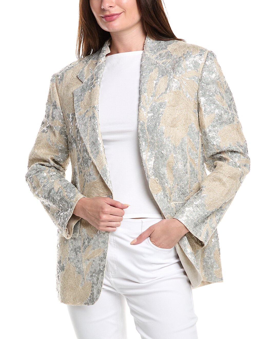 BRUNELLO CUCINELLI WOMEN'S JACKET MB6502557_C020 NWT