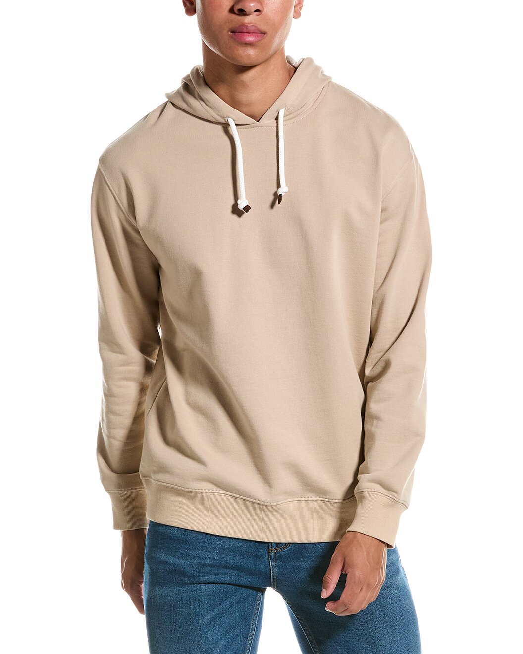 BRUNELLO CUCINELLI MEN'S COTTON ATHELTIC STYLE FASHION HODDIE GYM TOP/PULLOVER