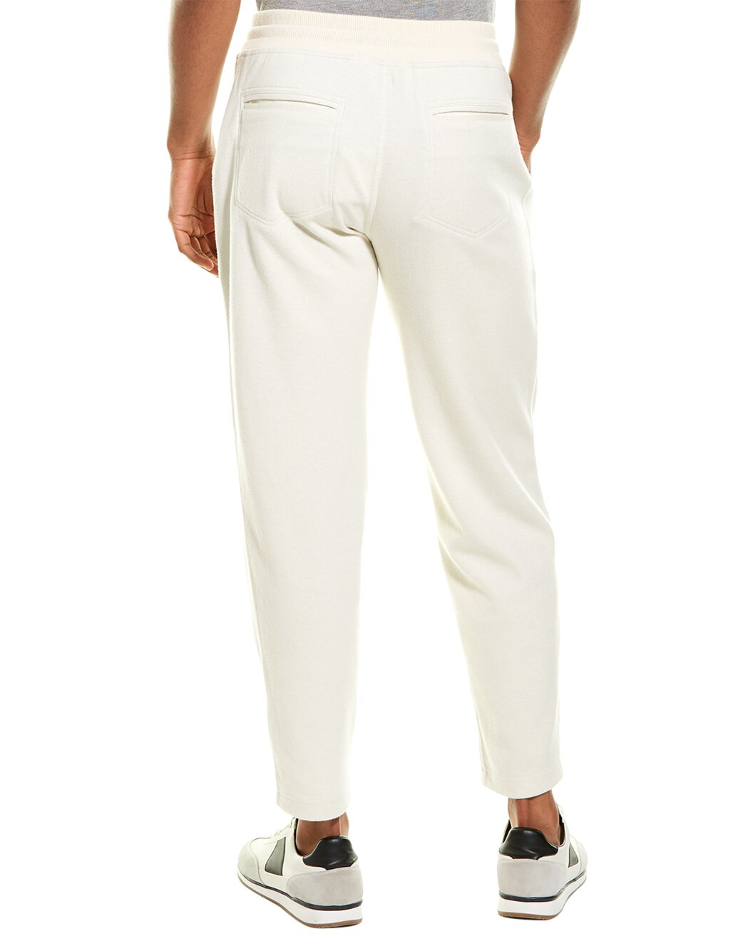 BRUNELLO CUCINELLI MEN'S CASHMERE BLEND LUXURIOUS FASHION GYM / SWEATPANTS