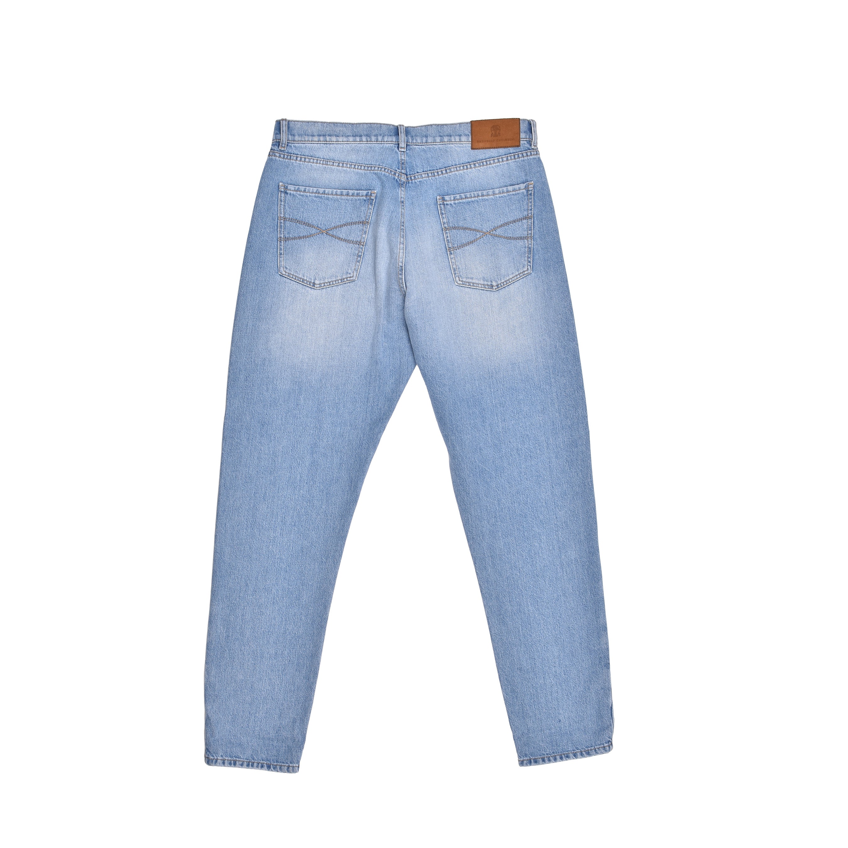 BRUNELLO CUCINELLI MEN'S ICONIC FIT FIVE POCKET DENIM STYLE JEAN PANTS NEW
