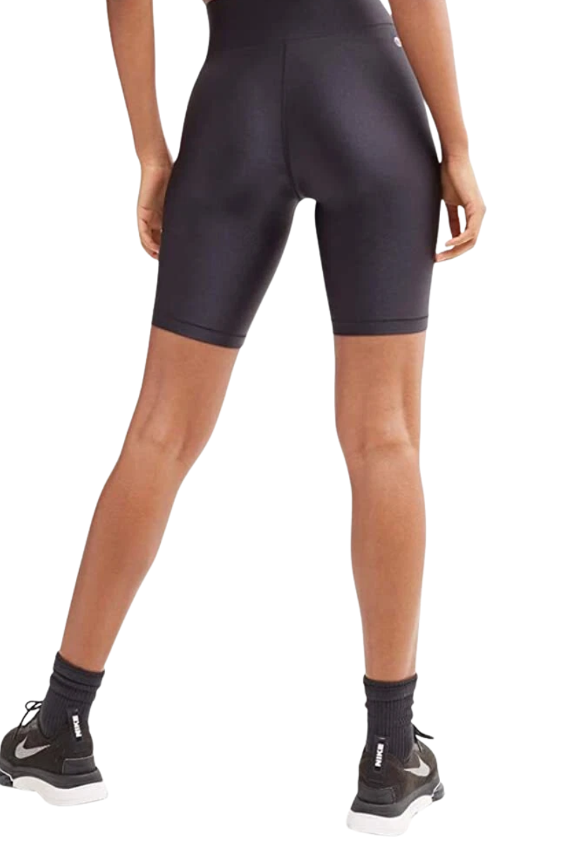 Bandier Center Stage 9 Biker Short Black Shine BSS18113