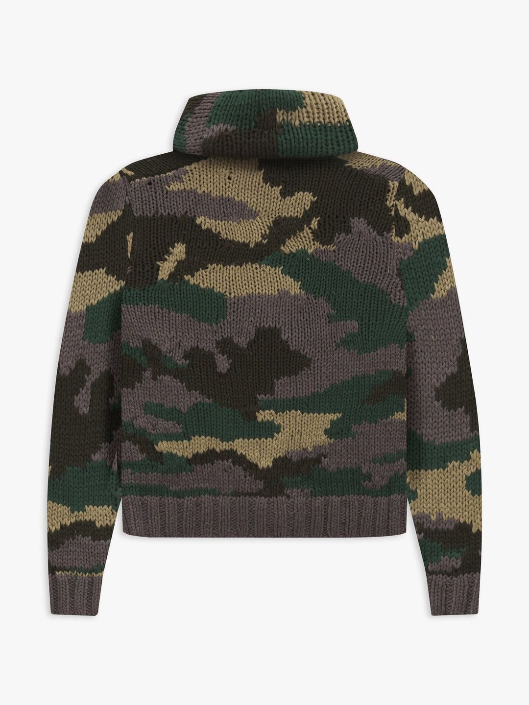RHUDE MEN'S CAMO CARDIGAN NWT