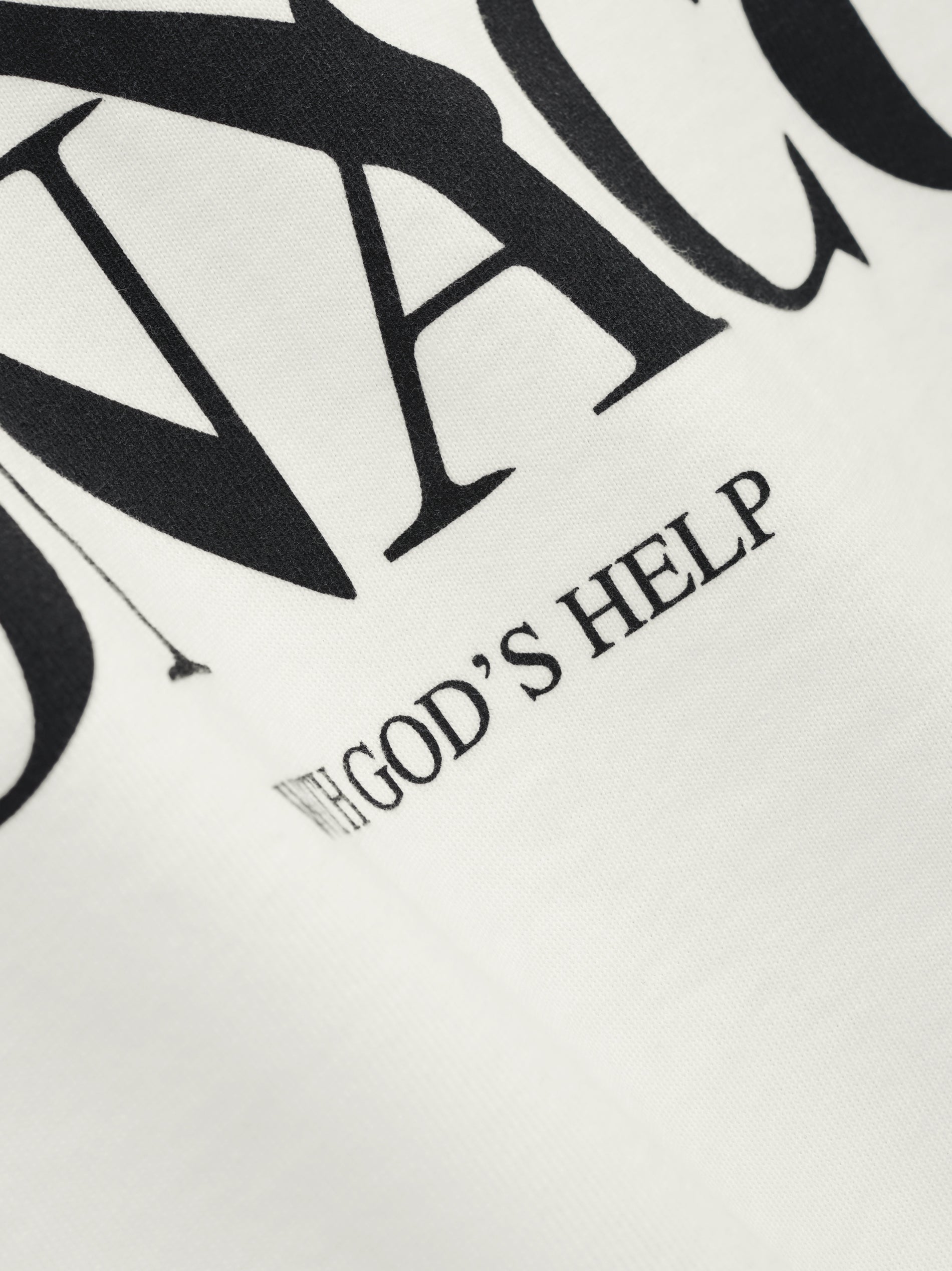 RHUDE MEN'S GOD'S HELP TEE