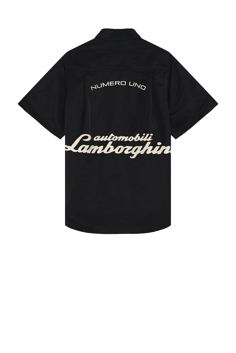 RHUDE MEN'S BLACK GRAPHIC SHORT SLEEVE SHIRT