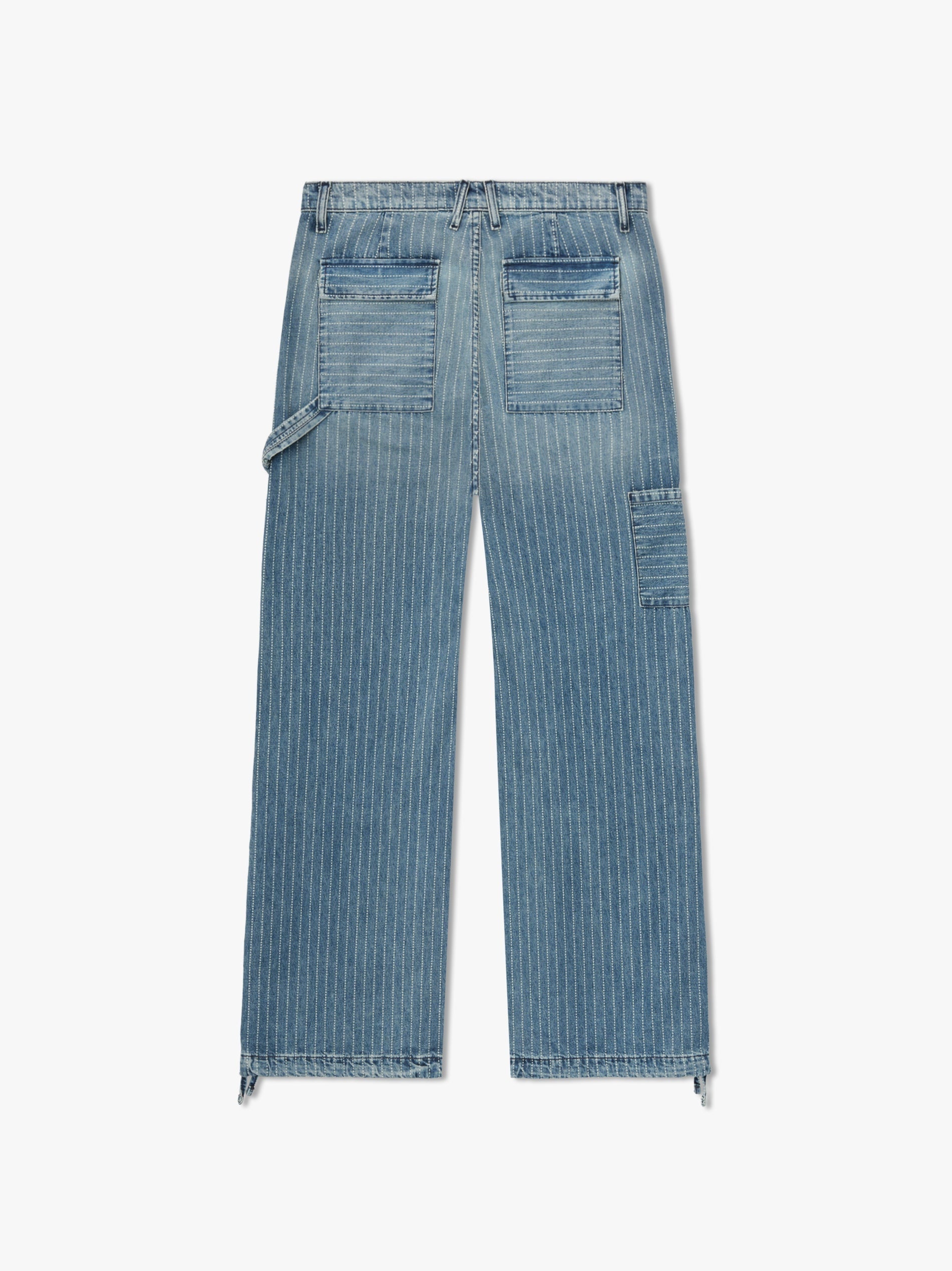 RHUDE MEN'S WABASH DENIM REZA DOUBLE KNEE NWT