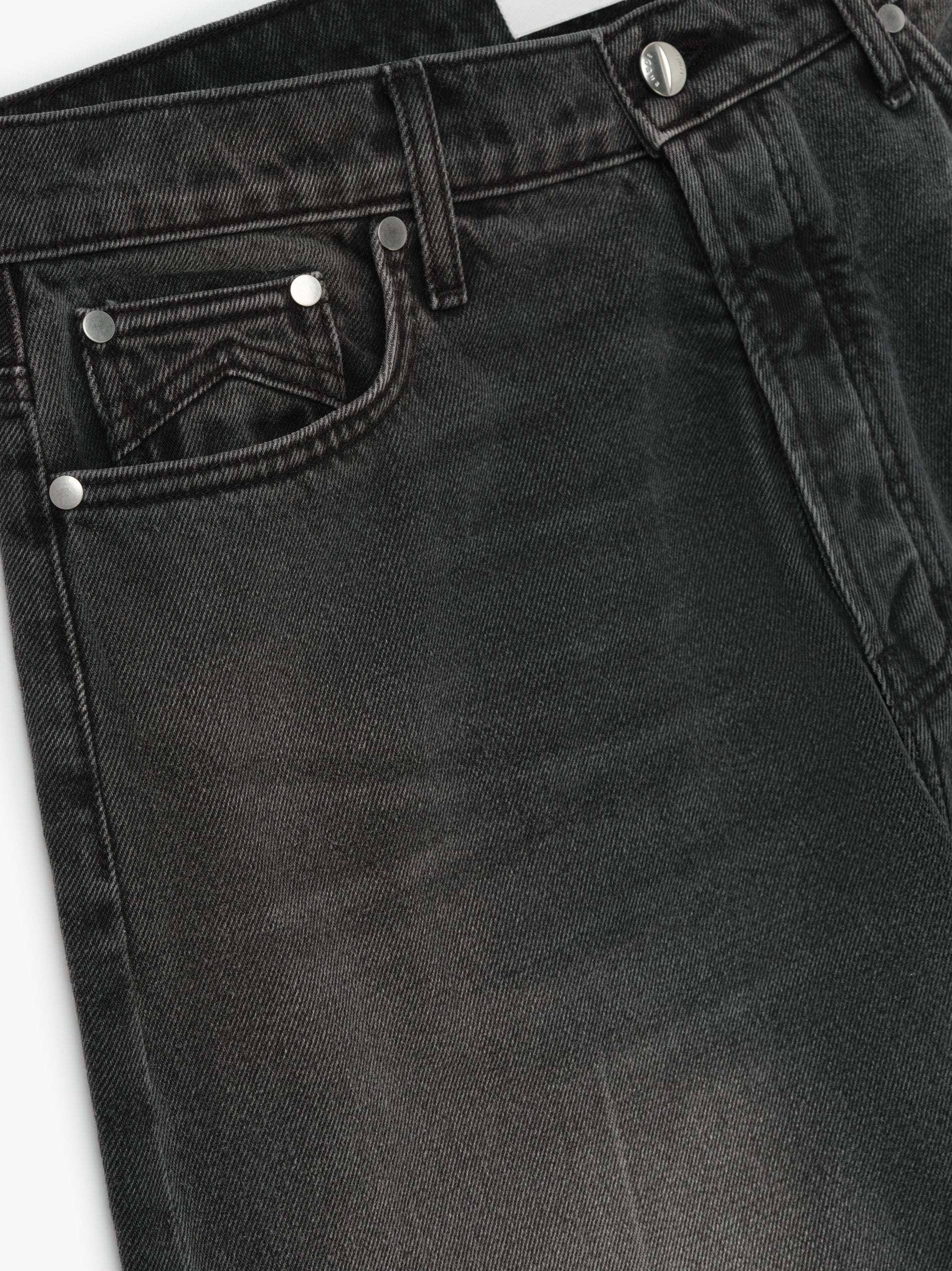 RHUDE MEN'S WIDE LEG DENIM