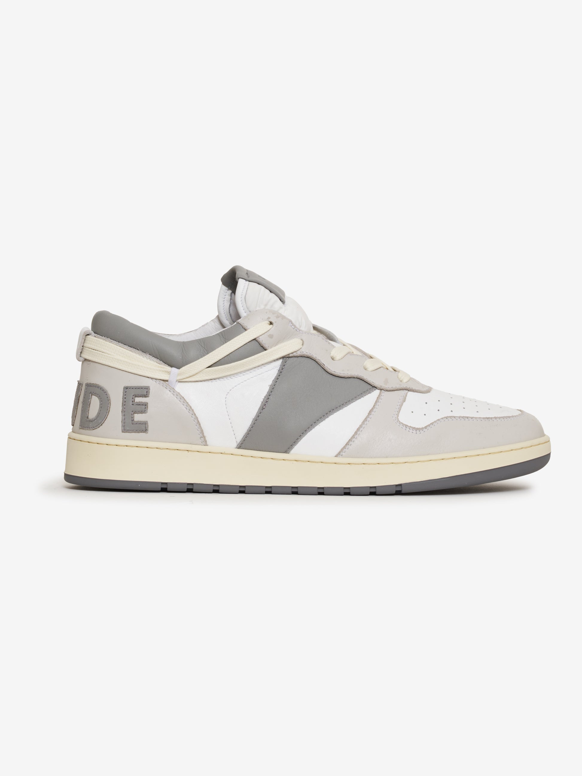 RHUDE MEN'S RHECESS LOW WHITE/OFFWHITE/GREY NWT
