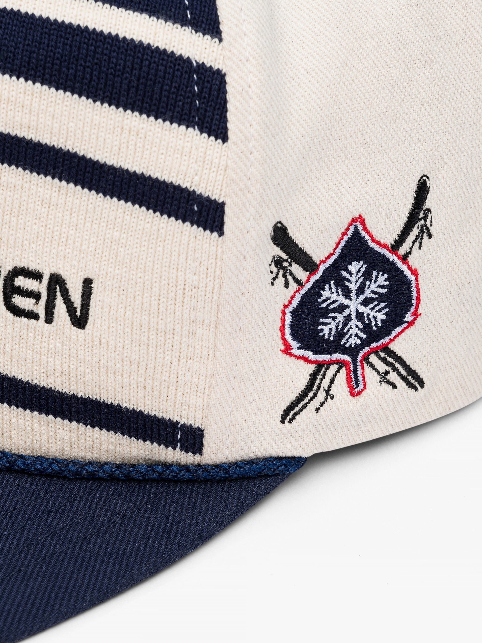 RHUDE MEN'S ASPEN STRIPE HAT