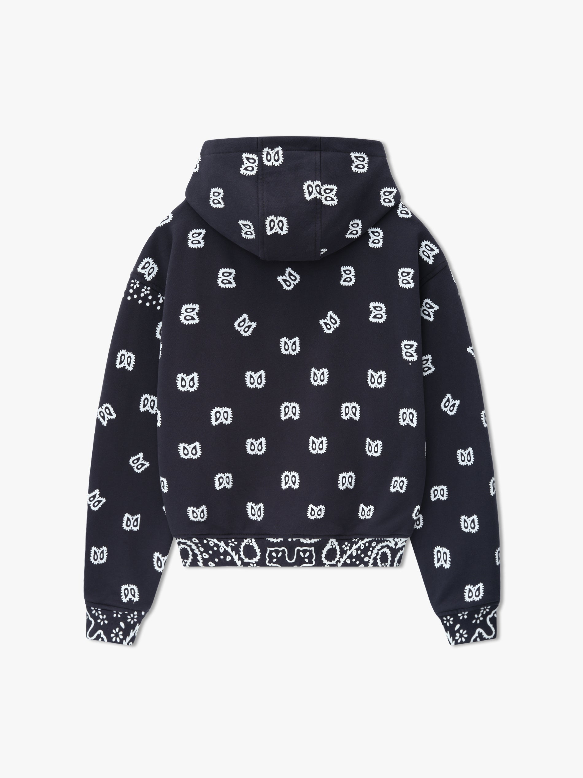 RHUDE MEN'S BANDANA PRINT HOODIE NWT