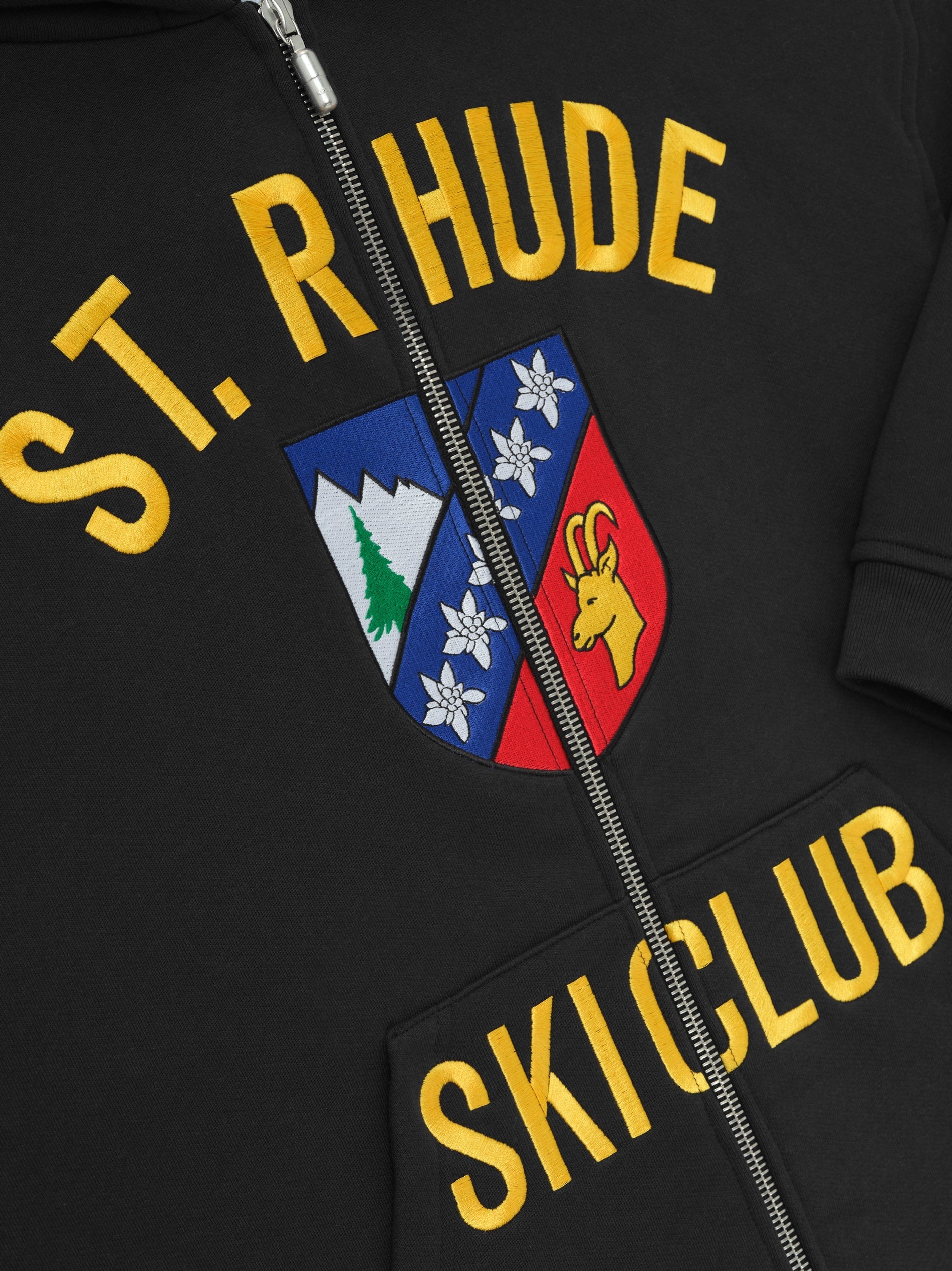 RHUDE MEN'S ST.RHUDE ZIP-UP HOODIE NWT