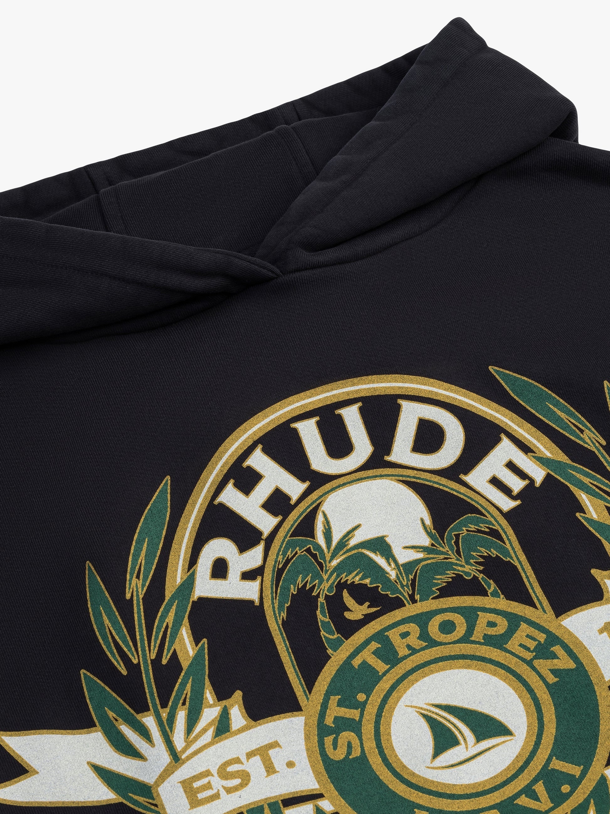 RHUDE MEN'S ST.TROPEZ YACHT CREST HOODIE NWT