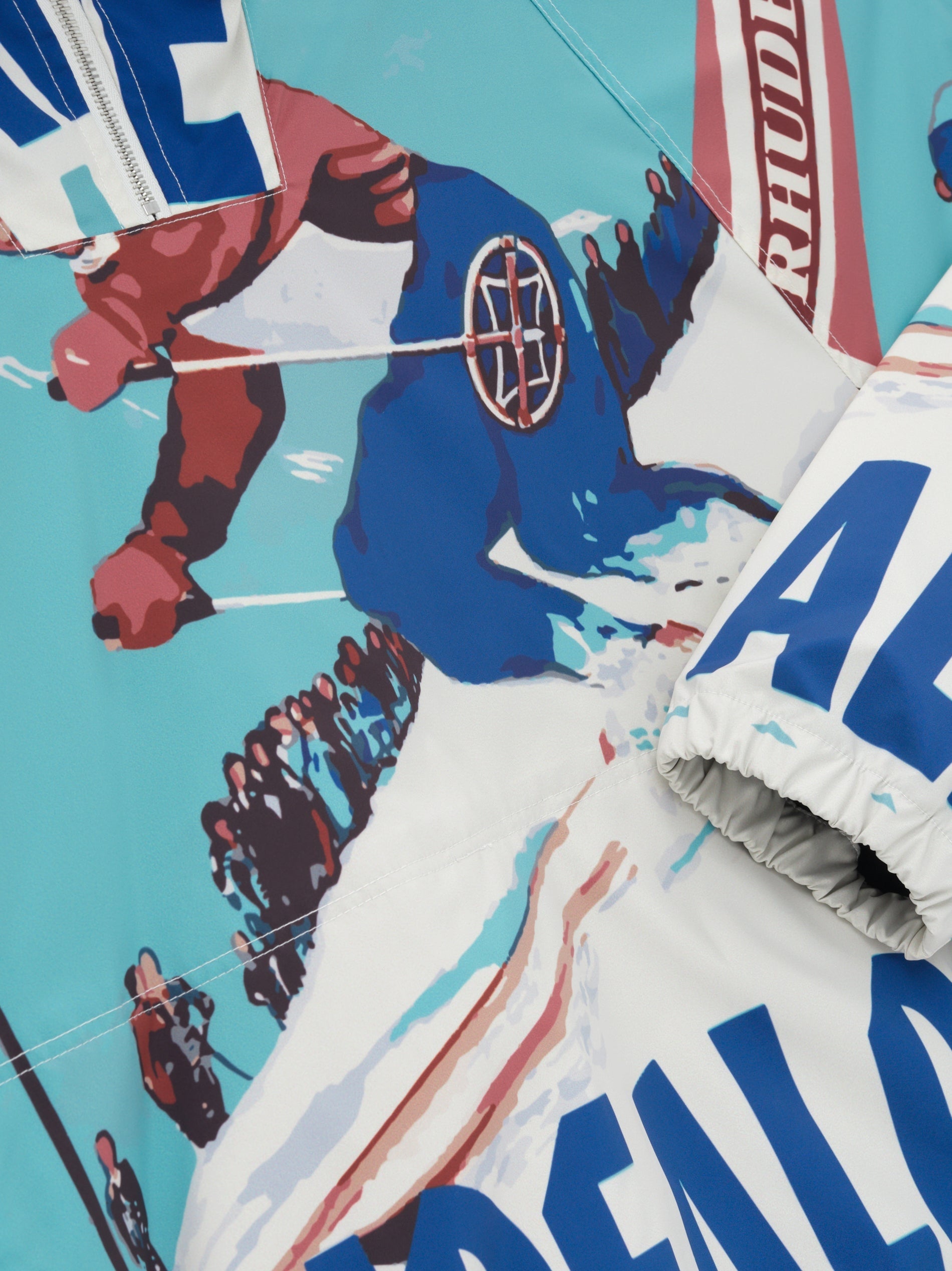 RHUDE MEN'S DEUX RESORT ANORAK JACKET NWT