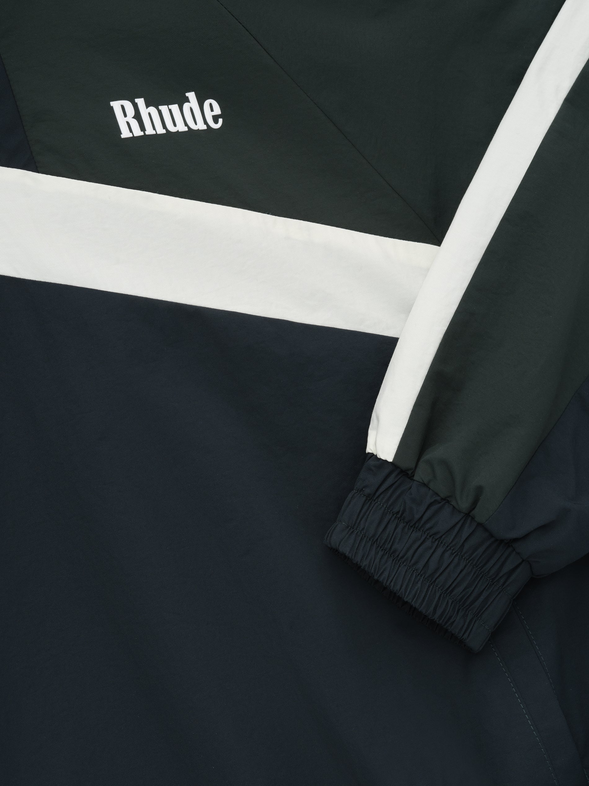 RHUDE MEN'S MOTORSPORT TRACK QUARTERZIP NWT