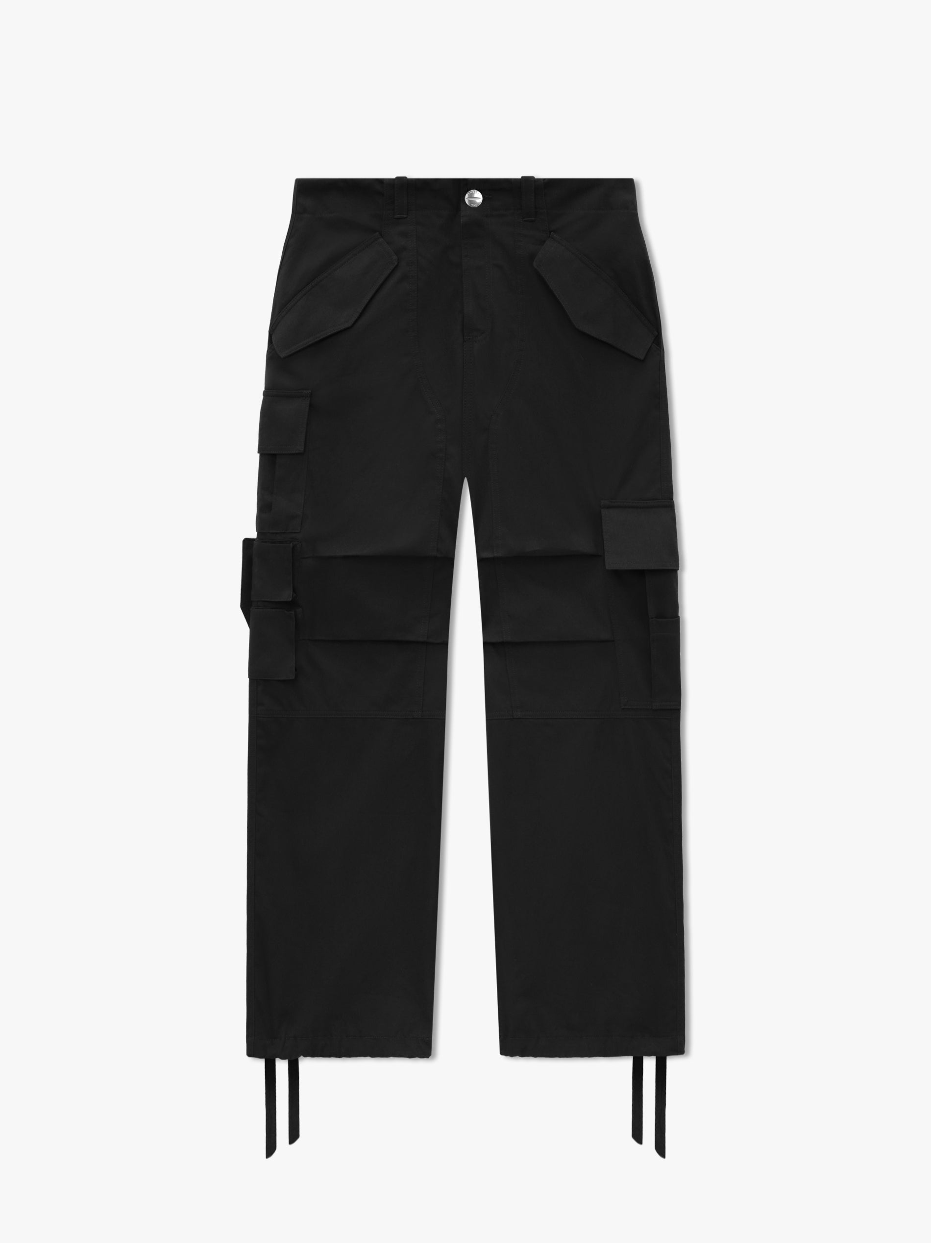 RHUDE MEN'S CEREMONIA CARGO PANT BLACK NWT