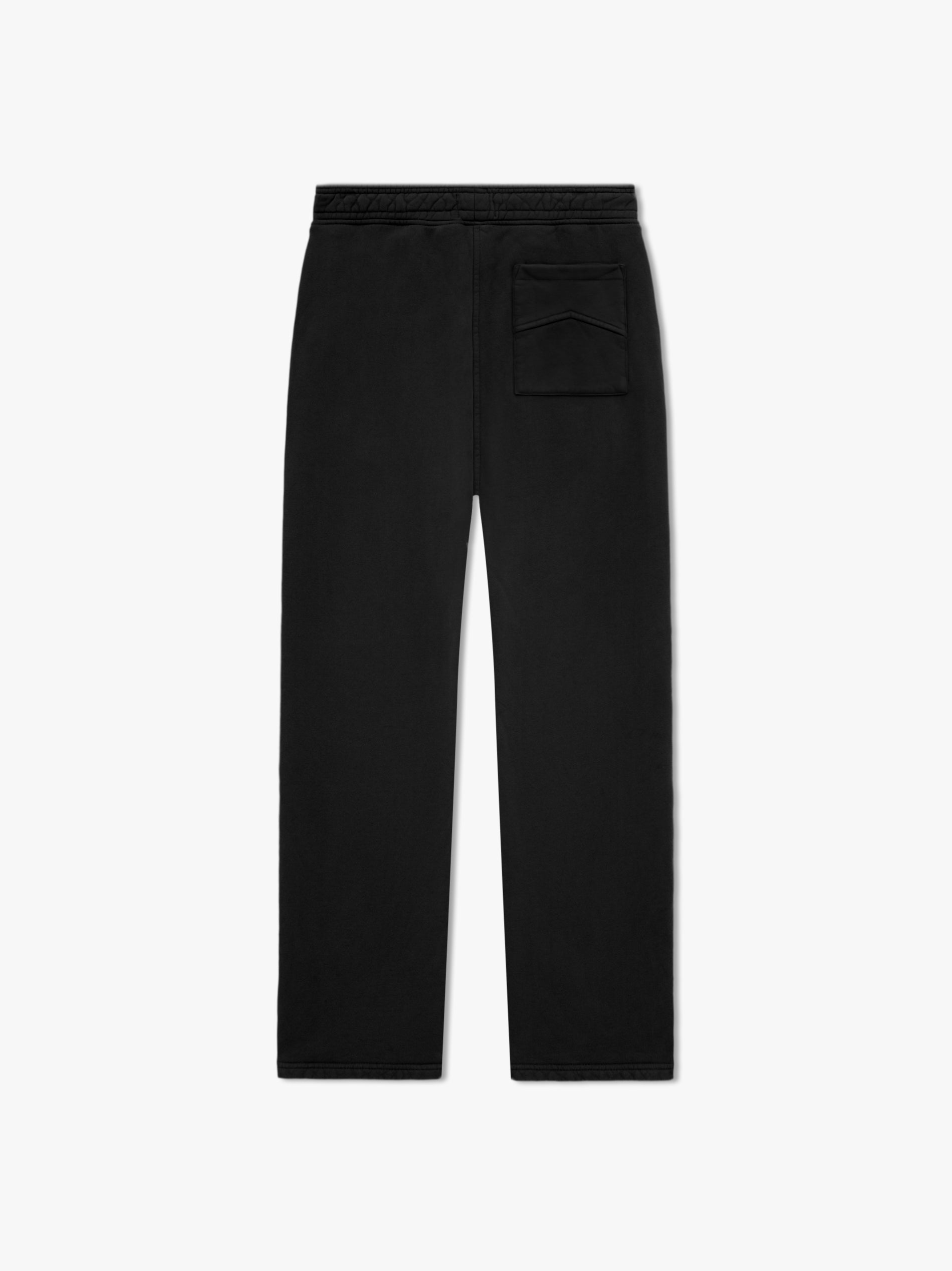 RHUDE MEN'S BLACK COTTON RELAXED TROUSERS