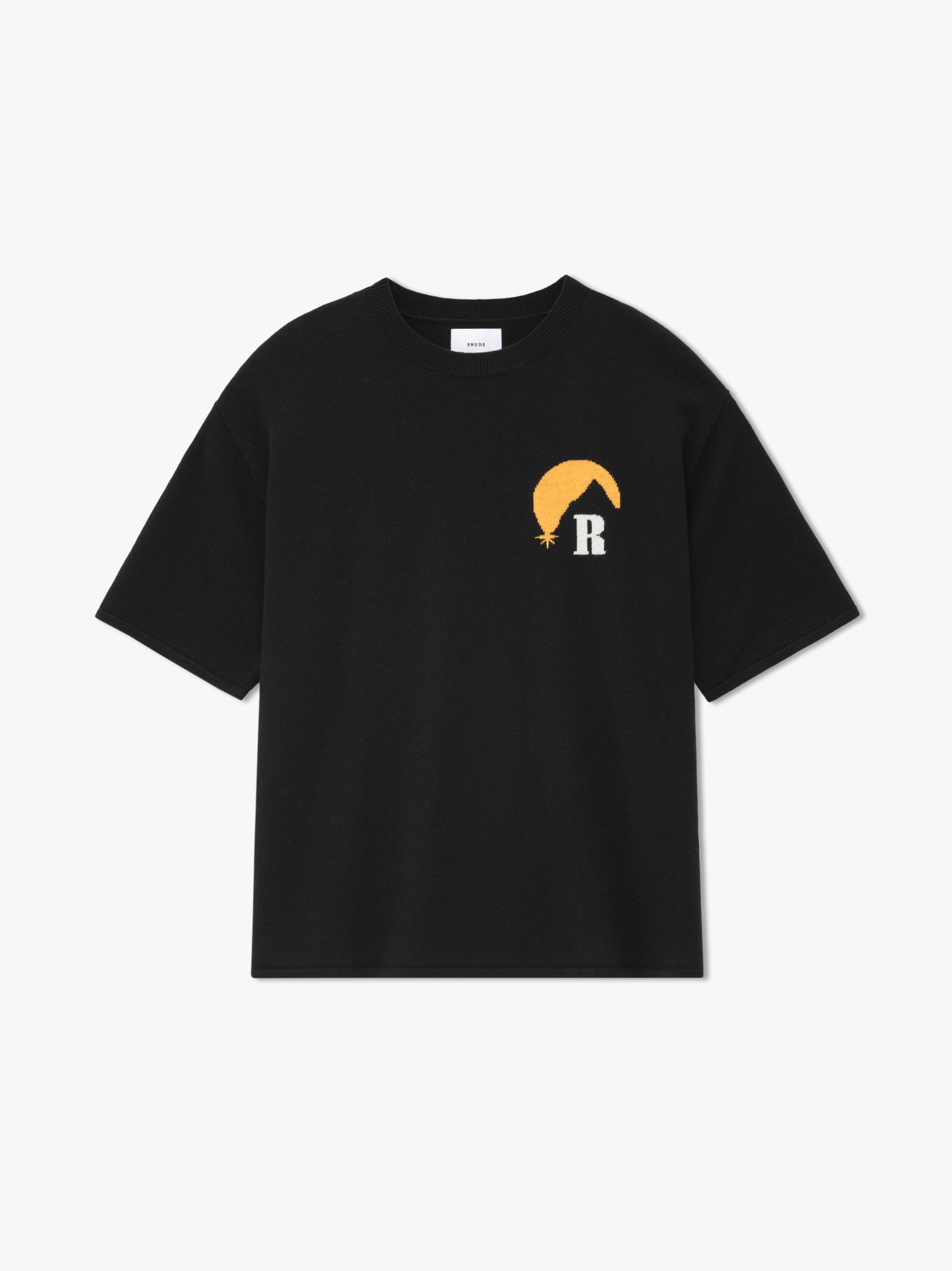 RHUDE MEN'S MOONLIGHT KNIT TEE