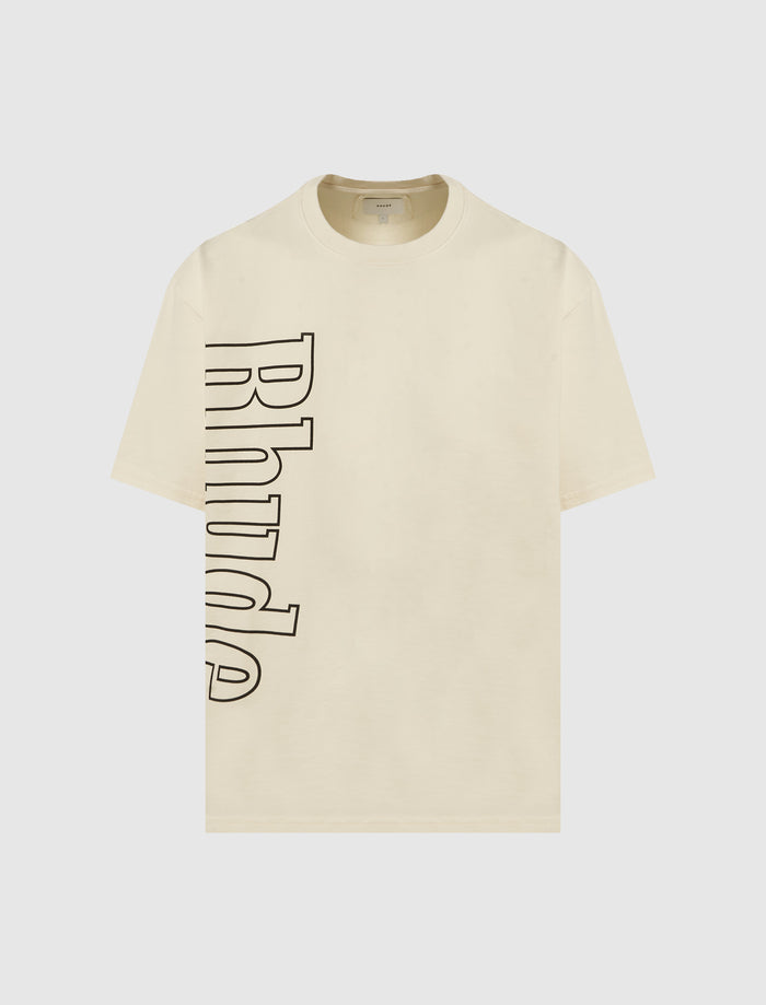 RHUDE MEN'S SIDE LOGO TEE NWT